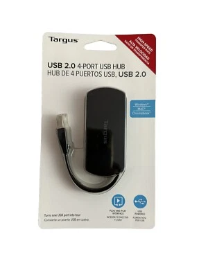 Targus ACH214 USB 2.0 4-Port USB HUB #ACH214 - Image 1 of 2