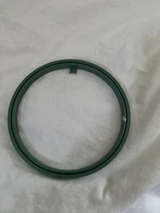 Cross Stitch Hoop Embroidery 6 Inch Plastic Green Vintage Round Unbranded - Picture 1 of 3
