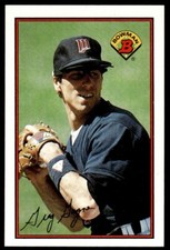 1989 Bowman Baseball Card Greg Gagne A Minnesota Twins #161