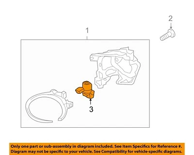 Lâmpada de neblina HYUNDAI OEM 07-15 Elantra-Foglight 1864727009 - Imagem 1 de 2