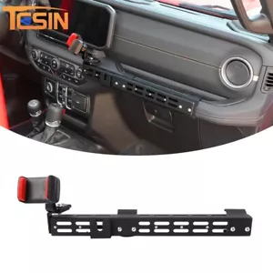 Soporte de extensión de montaje para teléfono con mango de pasajero para Jeep Wrangler JL JT24+ - Imagen 1 de 11