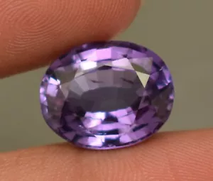 Natural Purple Color Sapphire 11.55 Ct Certified Loose Gemstone For Ring Use - Picture 1 of 5