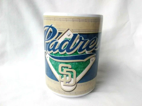San Diego Padres 15 oz.  Team  Graphic Coffee Mug/Cup  MLB Baseball Cover