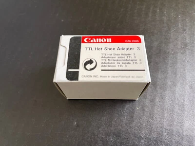 Canon TTL Hot Shoe Adapter 3 for EOS Film SLR Cameras - Image 1 of 4