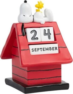 OFFICIAL PEANUTS SNOOPY DOGHOUSE 3D PERPETUAL CALANDER ORNAMENT  - Picture 1 of 6