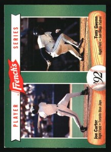 Joe Carter/Tony Gwynn 1992 French's #16  Baseball Card