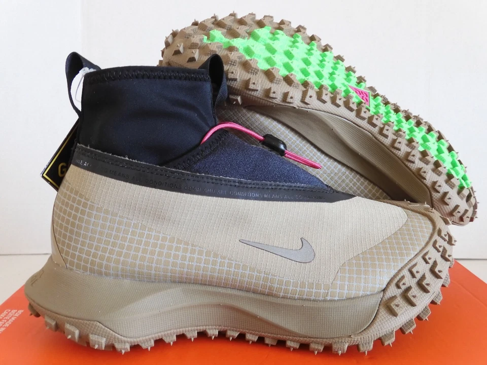 NIKE ACG MOUNTAIN FLY GORE-TEX KHAKI-SILVER SZ 4 MENS-WOMENS SZ 5.5 [CT2904-200] - Image 1 of 4