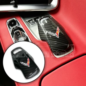 C8 Corvette Carbon Fiber Mode Selector Cover Interior Console Cover StingrayZ06 - Picture 1 of 11