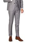 Mens Suit Trousers Tailored Fit Formal Wedding Business Office Smart Dress Pant