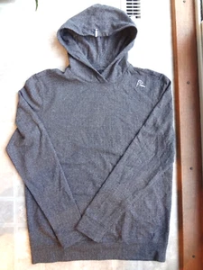 Rhoback Performance Gray Pullover Hoodie, Men (Small) - Picture 1 of 13