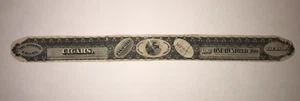 U.S. 1868 REVENUE TAX PAID STRIP FOR 100 CIGARS, SPRINGER CATALOG # TC55 - Picture 1 of 1