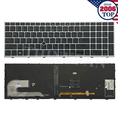 BESTPARTS New US Keyboard Backlit for HP Elitebook 750 G5 750 G6 755 G5 G6 ZBook 15u G5 G6
