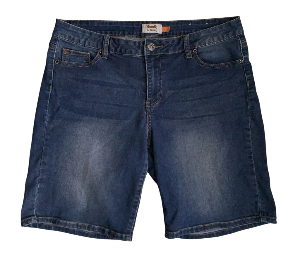 Le Tigre Jean Shorts Womens Size 14 Denim 35" Waist - Image 1 of 4