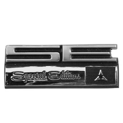 ONE 66-70 Dodge Charger Coronet Special Edition Emblem Chrome & Black MOPAR OEM - Image 1 of 4