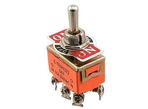 5 Gros Interrupteurs E-TEN 15A 250V 2RT ON/OFF/ON NEUFS - Picture 1 of 3