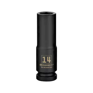 Powerbuilt 1/2 Inch Drive x 14 MM 6 Point Deep Impact Socket - 647183 - Picture 1 of 5
