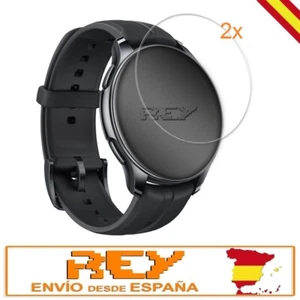2x Protector Pantalla Plástico Reloj para REALME WATCH T1 Transparente 2x p1699 - Picture 1 of 7