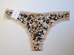 Tanga de microfibra coqueta Calvin Klein, QD3705, estampado de palomitas de maíz, talla XLarge - Imagen 1 de 3