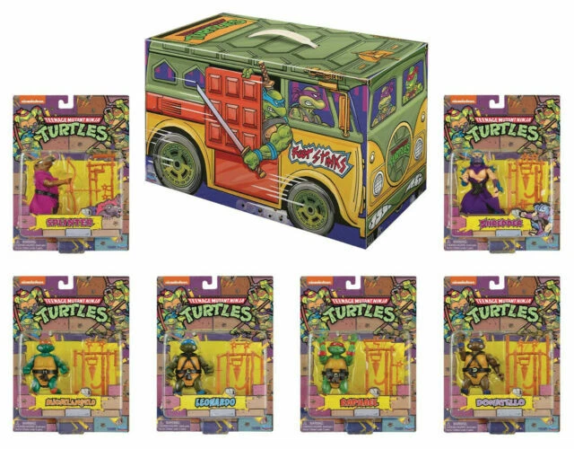 Playmates TMNT Retro Action Figure Set