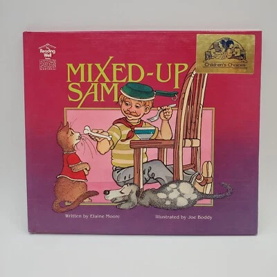 Signed w Art HBDJ Book MIXED UP SAM Elaine Moore To Nancy Hardback Autographed - Image 1 of 4