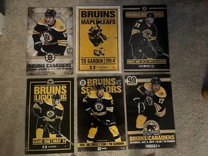 MILAN LUCIC BOSTON BRUINS 6 PIECE GAME DAY POSTER LOT A - Picture 1 of 1