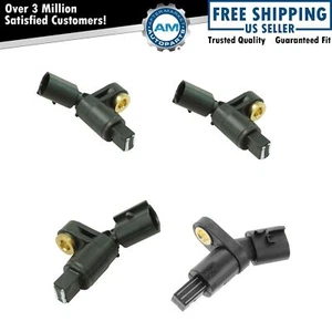 Front & Rear ABS Wheel Speed Sensor Kit Set of 4 for VW Volkswagen Audi New - Picture 1 of 7