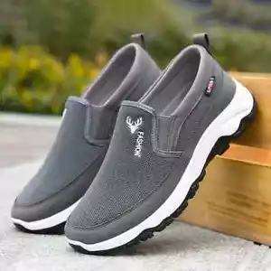 Lightweight Men Casual Shoes Fashion Soft Canvas Shoes Comfortable Flat Cloth - Picture 1 of 15