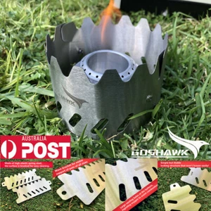 Outdoor Windshield Camping Alcohol Stove Stent Pot Burner Bracket Support Holder - Bild 1 von 12