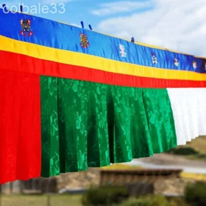 4.8m Printed Eight auspicious Tibetan buddhism Wall curtain Buddha Mantle - Picture 1 of 6