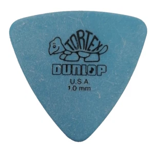 Dunlop Tortex Triangle Plettro per Chitarra Spessore 1.00 mm Blu Usa Triangolare - Imagen 1 de 5