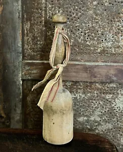 Triturador de madera antiguo primitivo campo antiguo con gran pátina aafa - Imagen 1 de 7