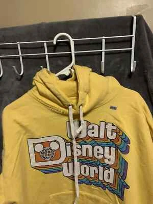 Vintage Walt Disney World Sweater Youth Large Yellow Long Sleeve Florida 90s - Image 1 of 2