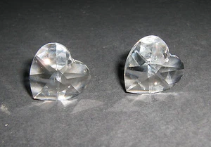 SWAROVSKI ® -Cuore 1 Pz 8781-28 mm. Clear Crystal Strass Senza Logo Heart - Picture 1 of 1