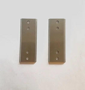 2 X Wendemesser für Scheppach GW 400 Häckslermesser Gartenhäcksler - Bild 1 von 2