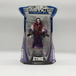 Figura de acción Jakks Pacific Impact Wrestling JOKER Sting firmada por Sting SIN CERTIFICADO DE AUTENTICIDAD - Imagen 1 de 16