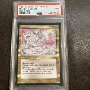 PSA 9 Marsh Goblins - The Dark, Magic the Gathering MtG 1994 Mint - Picture 1 of 4