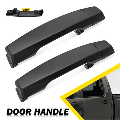 2PCS Exterior Door Handle for Black 2004-2015 Nissan Infiniti Right Front&Rear - Image 1 of 4