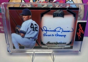 2024 Leaf Metal inscription Mariano Rivera New York Yankees Auto /100 #MI-MR2 - Picture 1 of 24
