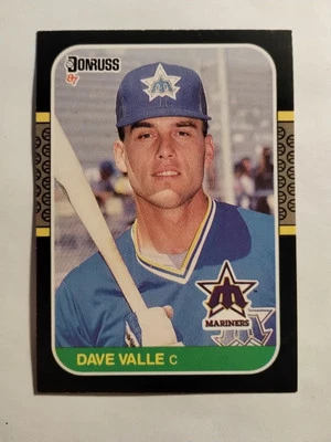 1987 Donruss - #610 Dave Valle (RC) - Image 1 of 4