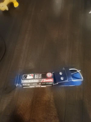 Cinturón Franklin Béisbol Softbol 1.25 In Ancho Azul 22" a 42" Ajustable Elástico Foto 1 de 4