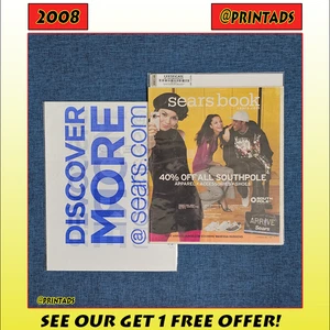 Sears Store Katalog + Tasche - 8.10.2008 - Zeitungen drucken diese nicht mehr! - Bild 1 von 5