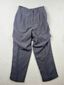 NWT Vintage Jonathan Logan Women's Gray Polyester Pleated Dress Pants Size 16 - Picture 1 of 5
