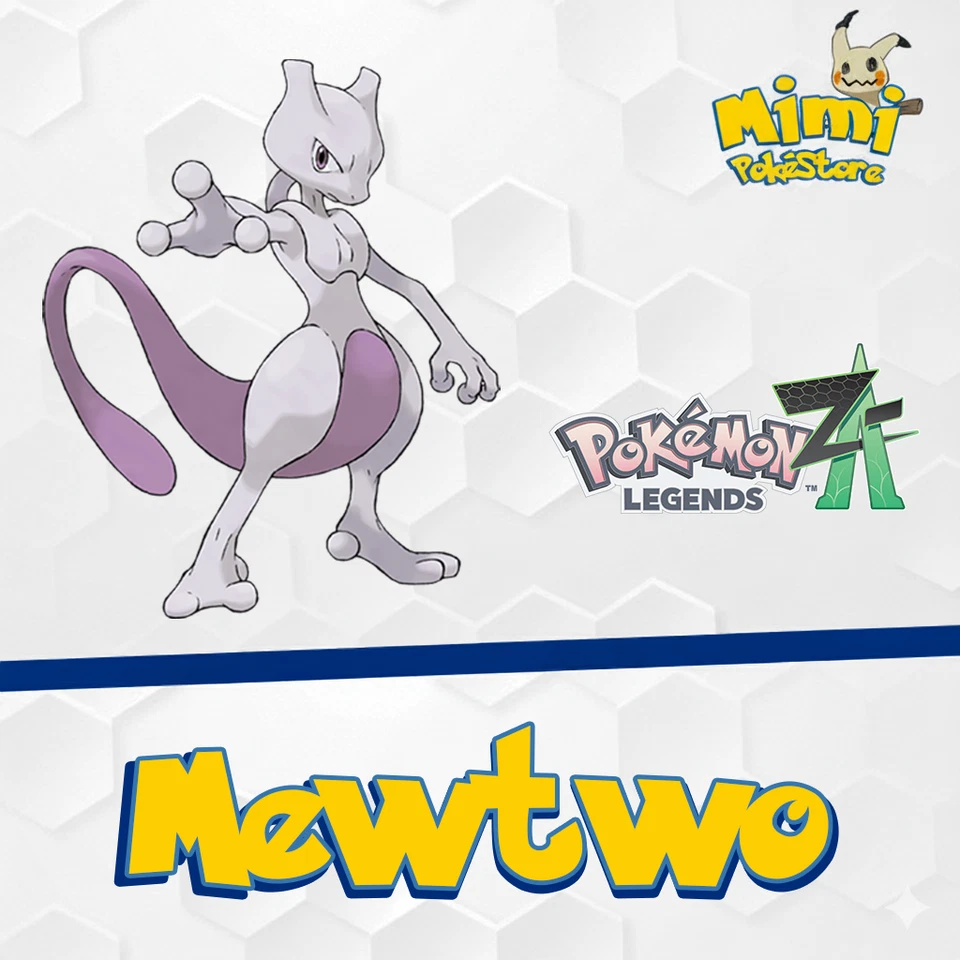 Mewtwo 6IVs LEGIT for Pokemon Legends ZA - Pokémon Legends: Z-A - Image 1 of 1
