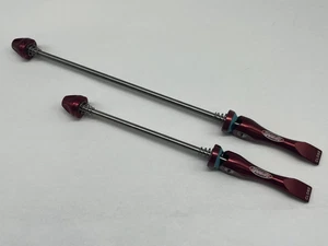 Hadley Racing USA Made - Red Quick Release Set - 135mm/170mm - Titanium Rods - Picture 1 of 2