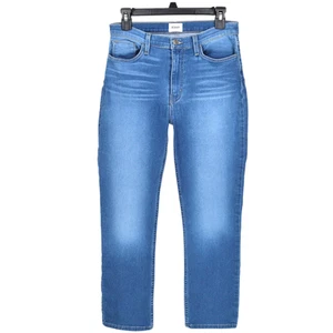 Hudson Jeans Womens Size 27 Blue Blair High Rise Straight Crop Faded Wash Denim - Picture 1 of 13