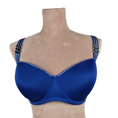 Marlies Dekers Sky High Balconette 胸罩蓝色尺寸 34DDD / 34F — 第 1/4 张图片