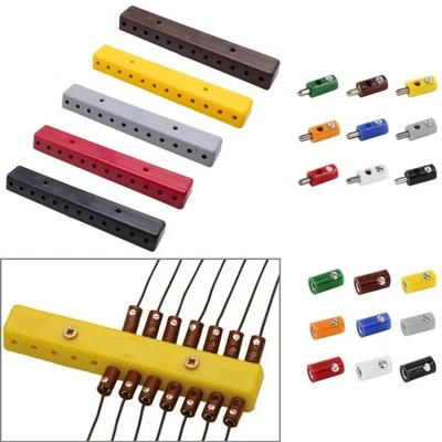 SCHÖNWITZ Piastra di distribuzione spina a banana spina a foro trasversale 2,6 mm mini spina distributore di corrente