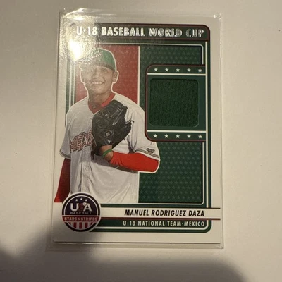 2023 Panini USA Stars & Stripes Manuel Rodriguez Daza Relic Mexico Team Rookie - Image 1 of 4