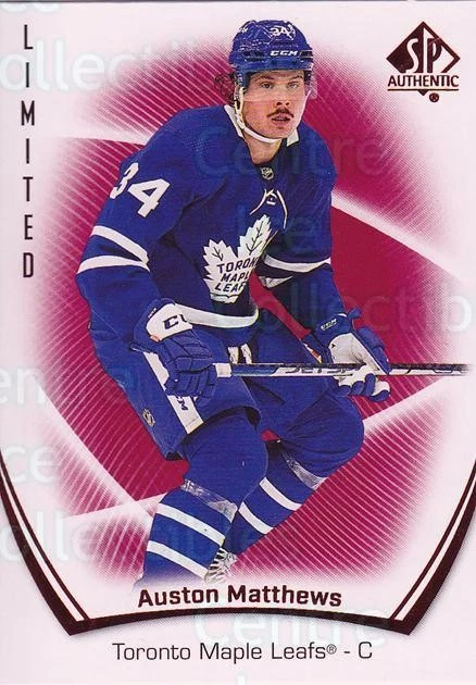 2021-22 SP Authentic Limited Red #88 Auston Matthews - Image 1 of 1