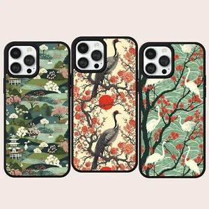 JAPANESE PRINT SAKURA BLOSSOM PHONE CASE COVER FOR IPHONE SAMSUNG GOOGLE PIXEL - Picture 1 of 8